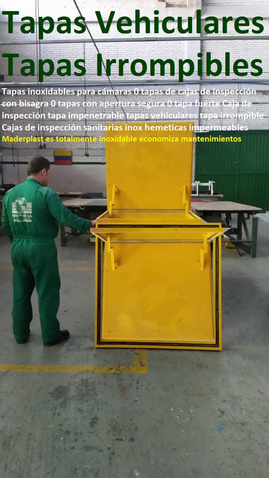 Tapas para cámaras 0 tapas de cajas de inspección con bisagra 0 tapas con apertura segura 0 tapa fuerte Caja de inspección tapa impenetrable tapas vehiculares tapa irrompible Cajas de inspección sanitarias inox Tapas para cámaras 0 tapas de cajas de inspección con bisagra 0 tapas con apertura segura 0 tapa fuerte Caja de inspección tapa impenetrable tapas vehiculares tapa irrompible Cajas de inspección sanitarias inox